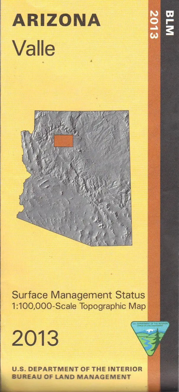 Valle Surface Management Status 1:100,000-Scale Topographic Map (Arizona 60×30-Minute Quadrangle) 1
