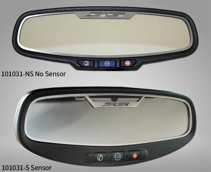 Camaro "Ss" - Oval Rear View Mirror Trim 1