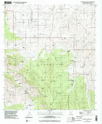 O'donnell Canyon 7.5' Az 1996 Map United States Geological Survey 1
