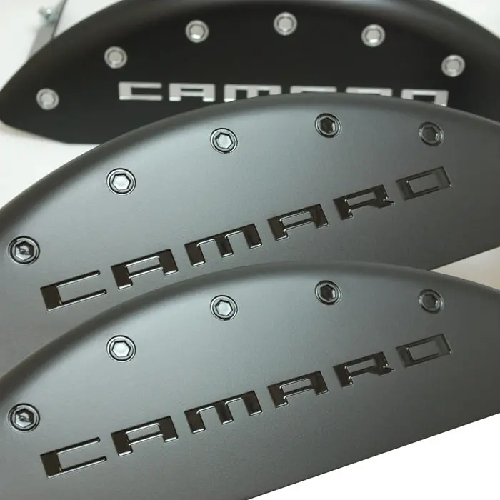 2010-2015 Camaro Ss - Caliper Covers - (Brembo Brakes) - Camaro & Ss Logo - Stealth Black Series 1