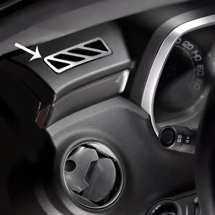 2010-2013 Camaro - A-C Vent Trim Upper Dash - Brushed Or Polished - 2Pc Kit 1
