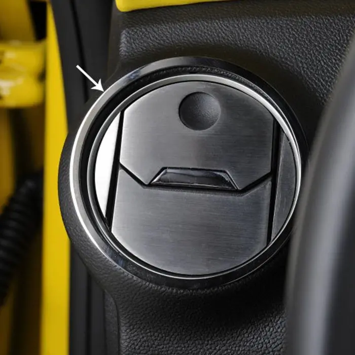 2010-2013 Camaro - A-C Vent Outer Trim Rings - Polished 1