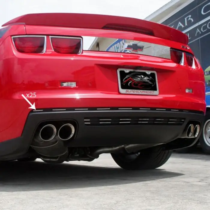 Camaro Zl1 - Rear Valance Trim - Polished Stainless Steel - 25 Pc Kit 1