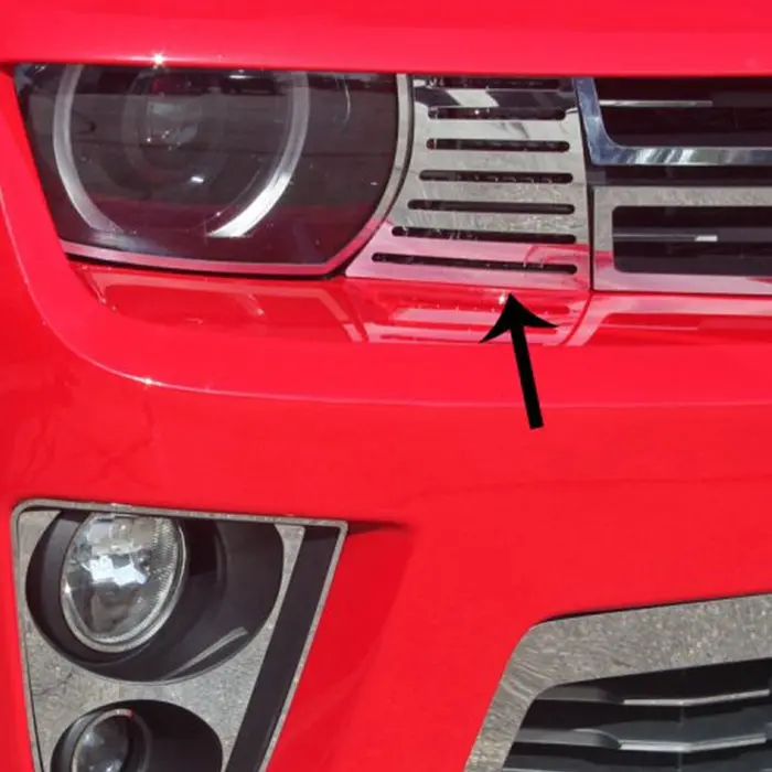 Camaro Zl1 - Turn Signal Cover - Polished Stainless Steel - 2Pc Kit 1