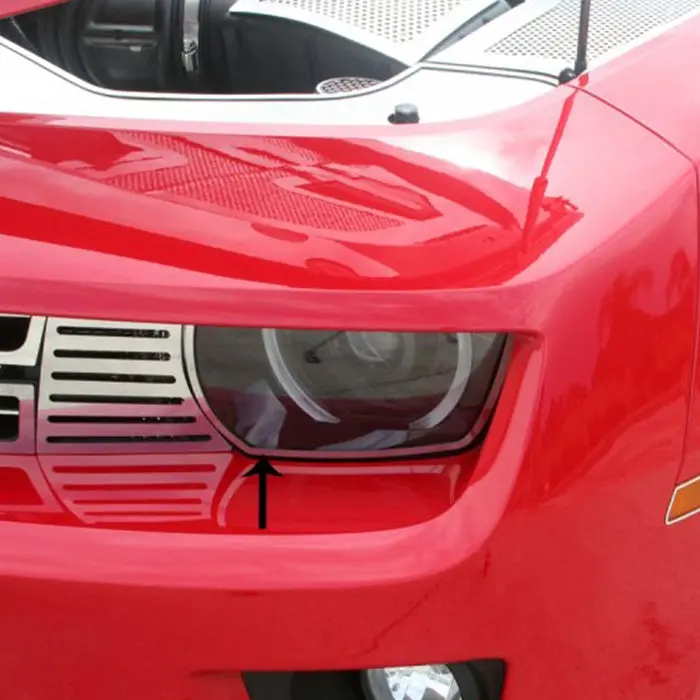 Camaro - Headlight Trim Rings - Polished Stainless Steel 2Pc Kit 1