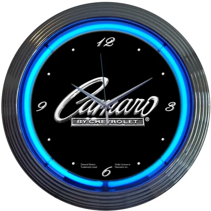 Camaro Neon Clock : 15" 1