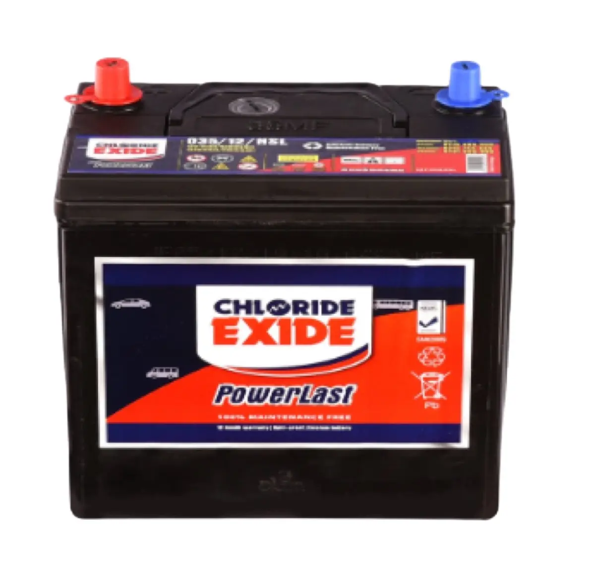 11 Plate 12V 32Ah Chloride Exide Battery 1