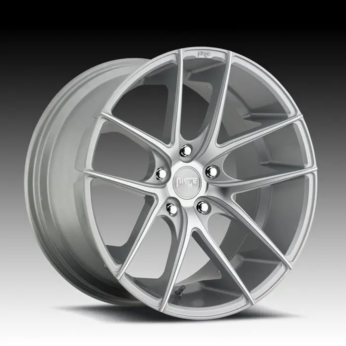 Niche Targa Sport Series Camaro Wheels - Silver Machined 1