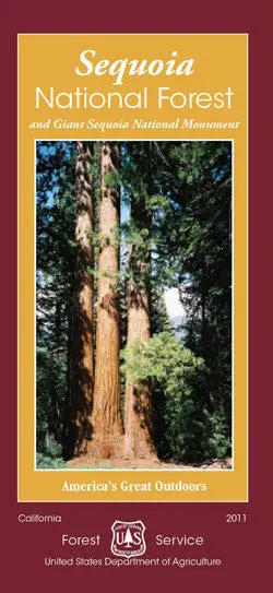 Sequoia National Forest And Giant Sequoia National Monument Map 1
