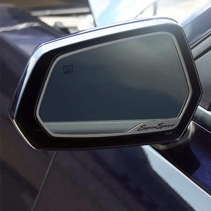 Camaro Side View Mirror Trim "Super Sport" 1
