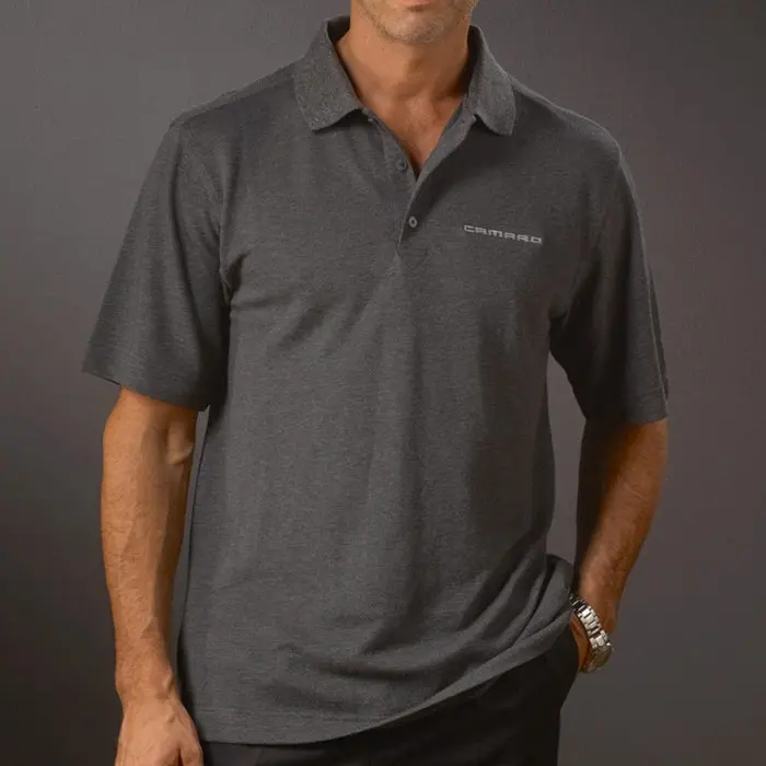 Camaro Drytec Championship Polo - Charcoal Heather 1