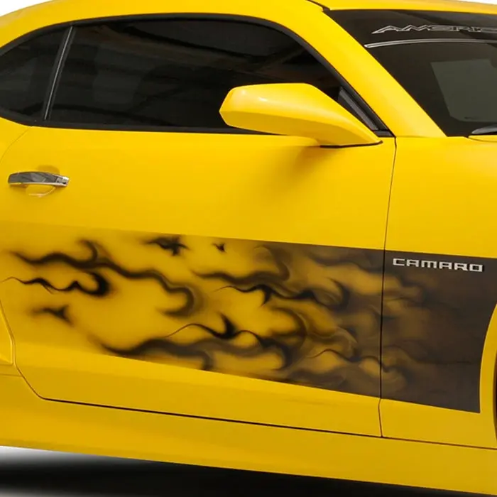 2010-2015 Camaro Gradient Flame Side Sport Fade 2Pc. 1