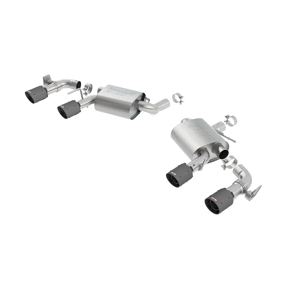 2016-2023 Camaro Ss Borla W- Dual Carbon Fiber Tips Axle-Back Exhaust S-Type For Dual Mode Exh. (Npp) 1