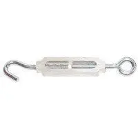 Mintcraft Lr340 Zinc Hook/Eye Turnbuckle 1/2"X17" (Pack Of 5) 1