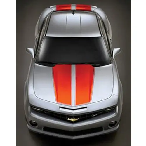 2010-2015 Camaro Rally Stripe Kit - Orange 1