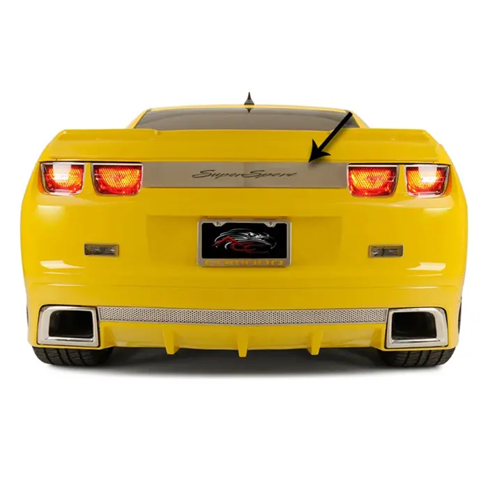 2010-2013 Camaro Trunk Lid Plate W-Laser Etched "Super Sport" 1