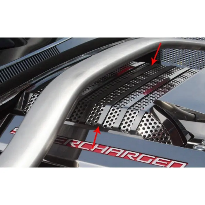 Camaro 2012-2015 Supercharger Plenum Cover Perforated Zl1 1