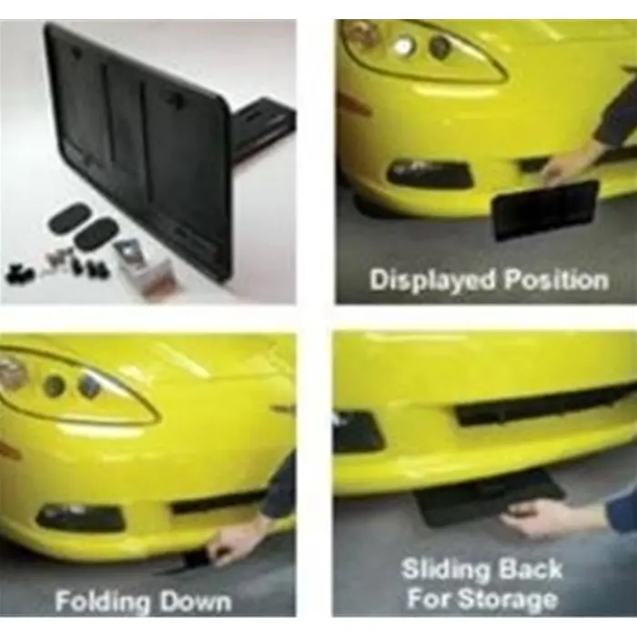 2010-2014 Camaro Show & Go Front License Plate Frame - Non-Motorized 1