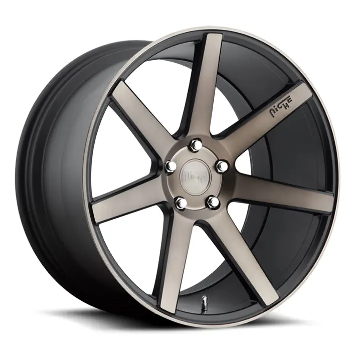 Niche Verona Camaro Wheels - Black-Machined Ddt 1