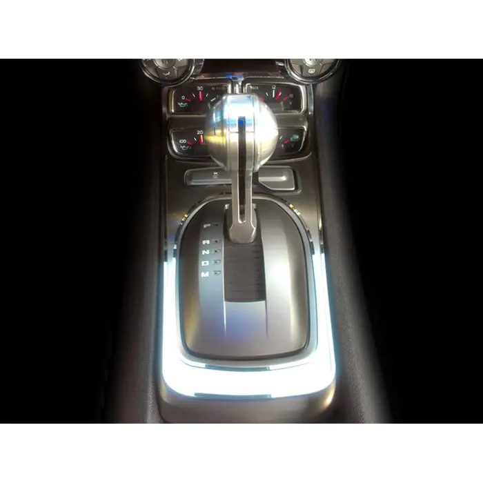 2010-2013 Camaro Shifter Plate Brushed Fits Automatic Equipped With Gauge Cluster Only 1