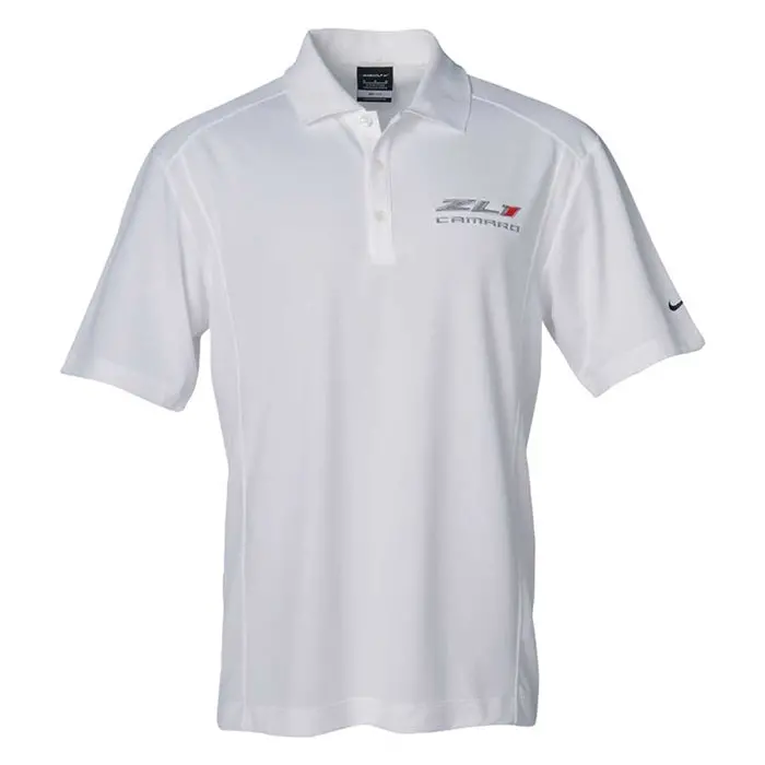 Camaro Zl1 Polo - Nike Dri-Fit : White 1