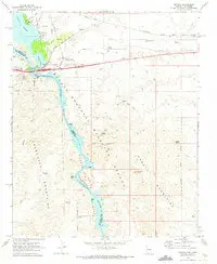 Topock 7.5', Arizona [Map] United Stated Geological Survey 1