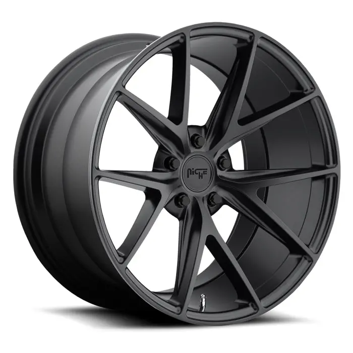 Niche Misano Camaro Wheels - Matte Black 1