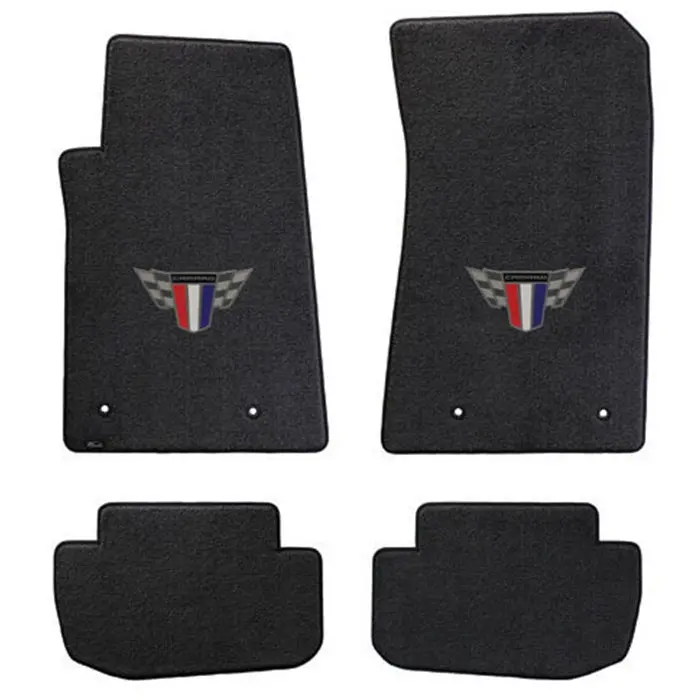 2015 Camaro Floor Mats 4 Pc. Set - 2015 Commemorative Edition Camaro Logo 1