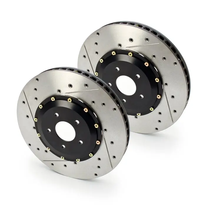 2010 - 2015 Camaro Ss (V8) - Ap Racing Radi-Cal - Cross Drilled-Slotted 2 Pc. Front Rotors 1