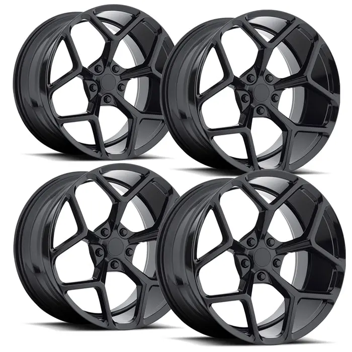 Gt Series M228 Camaro Wheels Set - Black 1