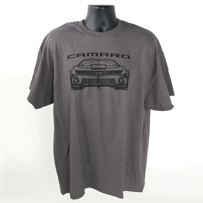 Camaro - Designer Sketch Tee - Charcoal 1