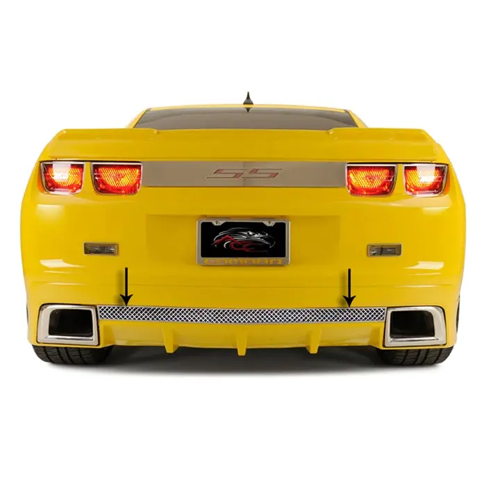 2010-2013 Camaro Rear Valance Laser Mesh-Fits Gm Rs Ground Effects 1