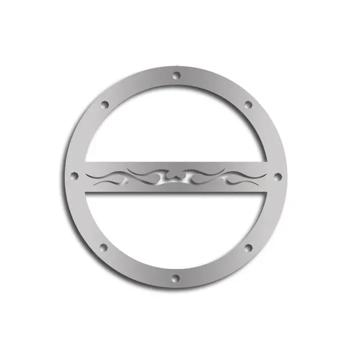 Camaro Fuel Door Trim-Gas Cap Cover - "Tribal Flame" Design 1