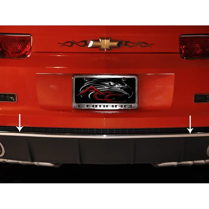 2010-2013 Camaro Rear Valance Trim - Classic Chrome 1