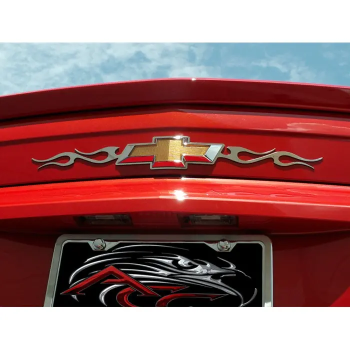 Camaro "Flame Style" Emblem- Rear Polished 1