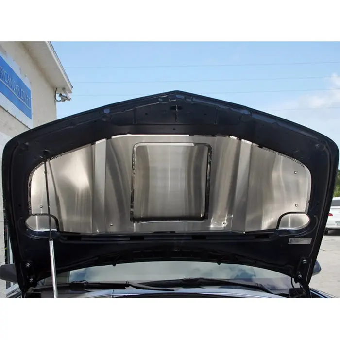 2010-2013 Camaro Hood Panel Supercharged 4 Pc. (Set) - Polished Or Brushed Stainless Steel 1