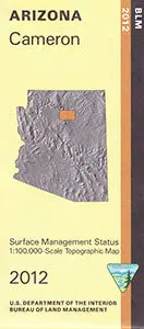 Cameron Surface Management Status 1:100,000-Scale Topographic Map 1