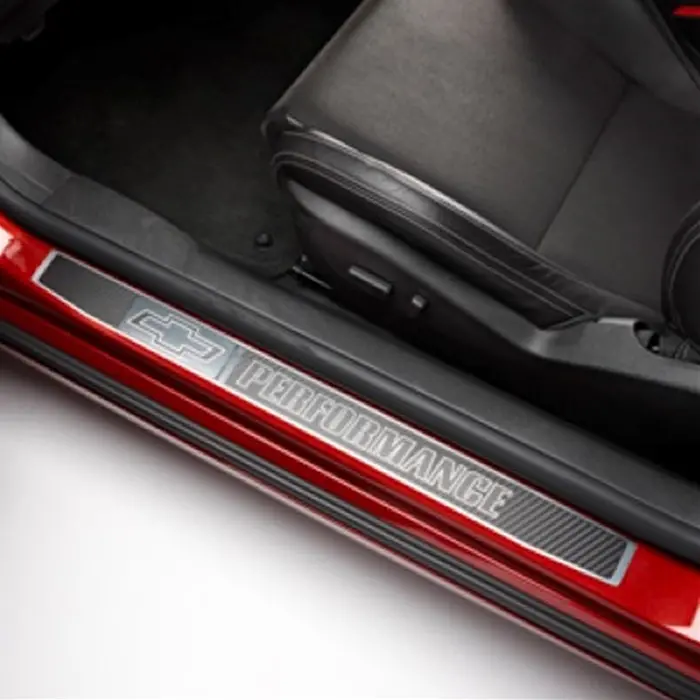 Camaro Door Sill Plates - Performance Logo 1