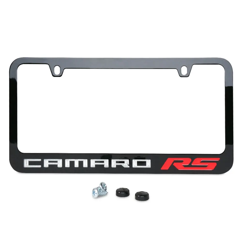 Camaro Rs License Frame : Black 1