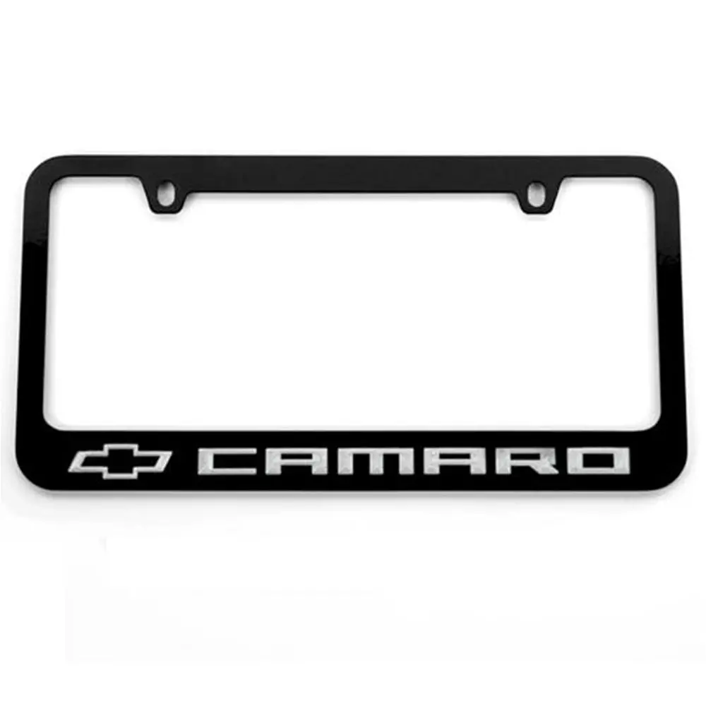 Chevy Bowtie Camaro License Frame : Black 1