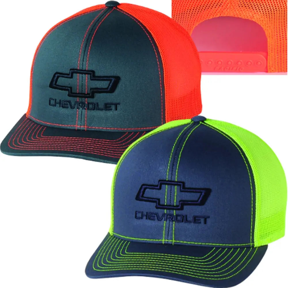 Chevrolet Bowtie Neon Snapback Hat 1