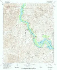 Picacho Sw 7.5', California - Arizona [Map] United Stated Geological Survey 1