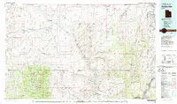 Hanksville, Utah 1:100,000-Scale Topographic Map 60×30-Minute Quadrangle [Map] United States Geological Survey 1