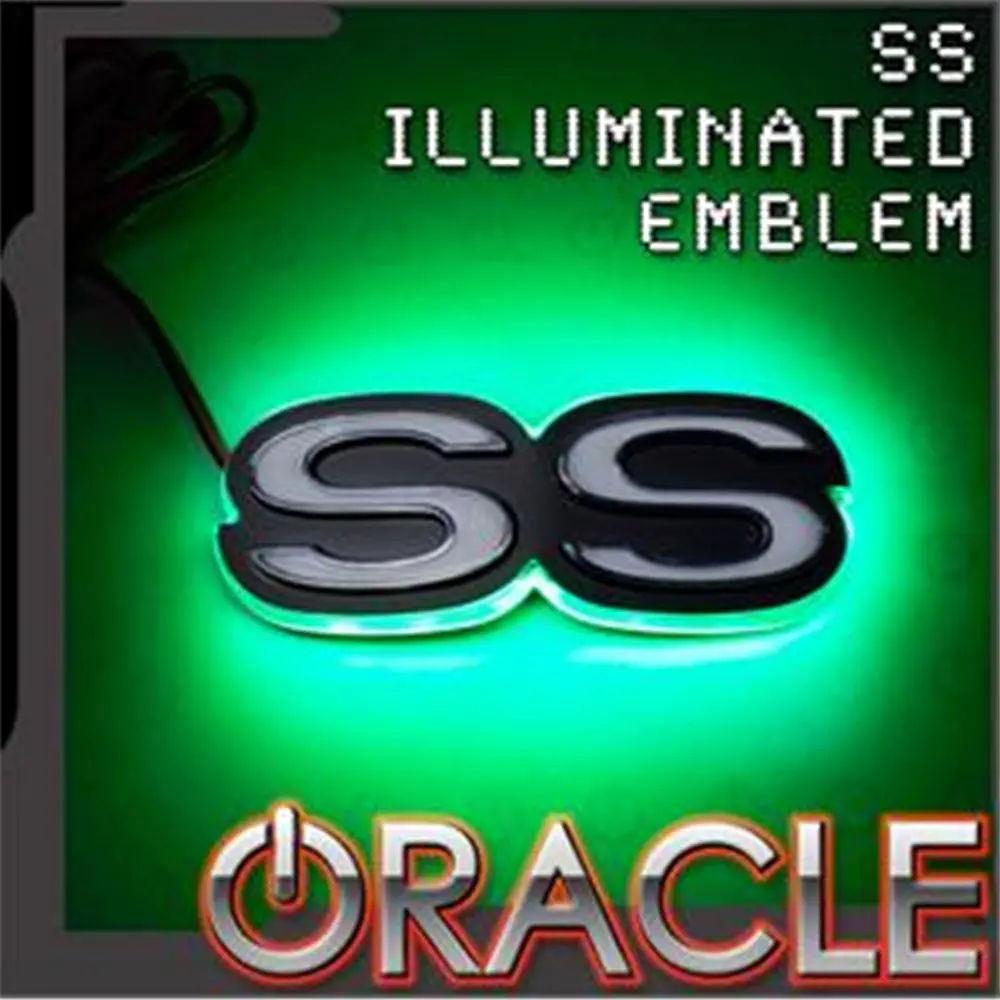 Chevy Camaro "Classic Style" Illuminated Ss Emblem 1