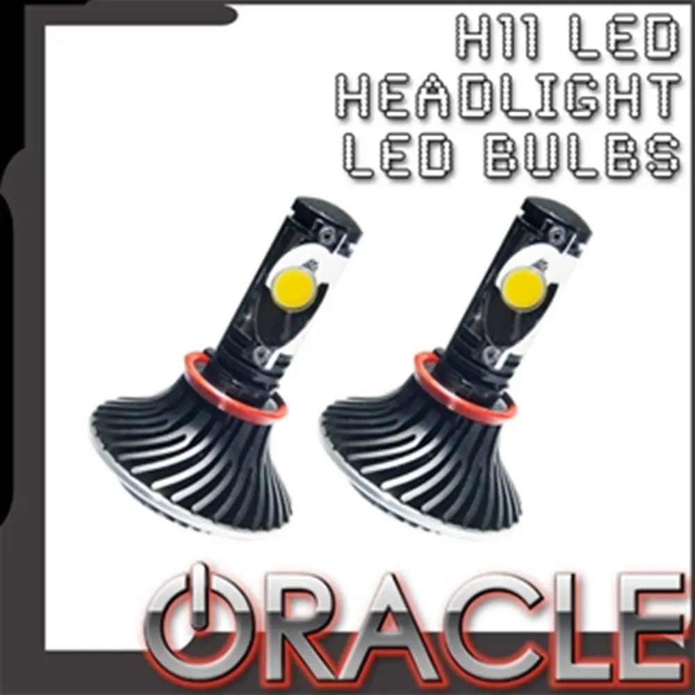 Camaro H11 Led Super-Bright Low Beam Headlight Bulbs 1