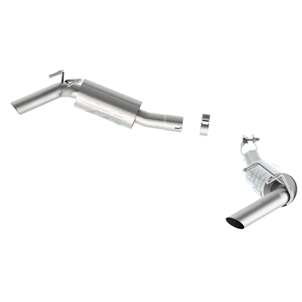 Camaro Ss 2014-2015 Rear Section Exhaust - Borla Atak (Ground Effects-No Tips) 1