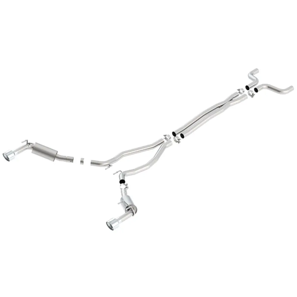 Camaro Ss 2014-2015 Cat-Back Exhaust - Borla S-Type (No Ground Effects) 1