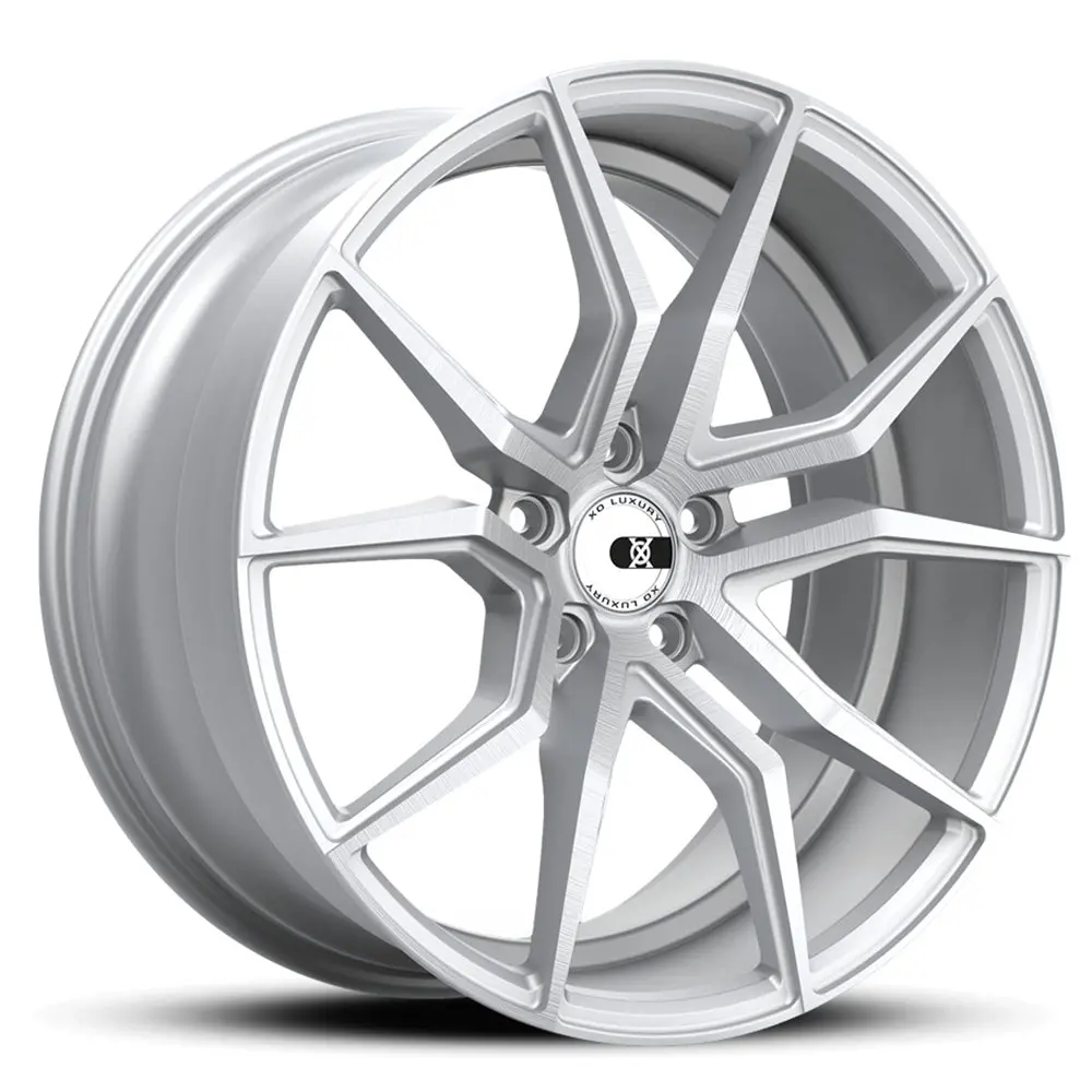 Xo Luxury Verona X253 Wheels - Matte Silver W- Brushed Face 1