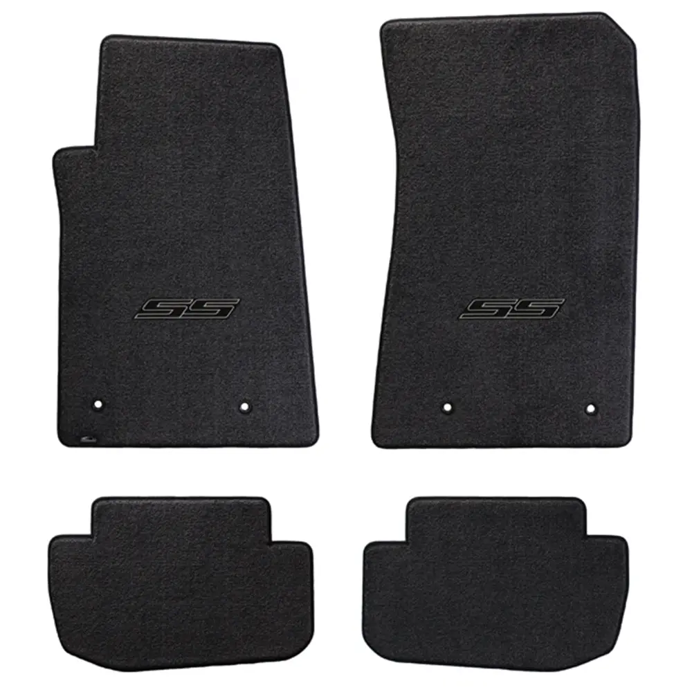 Camaro Ss Floor Mats 4 Pc. Set (Black Logo) 1