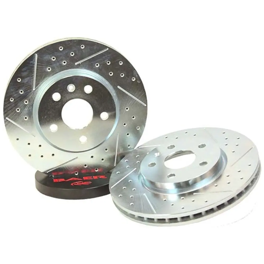 Camaro Rear Sport Rotors -Drilled-Slotted 1